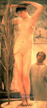 Ein Bildhauermodell Roman Sir Lawrence Alma Tadema Ölgemälde